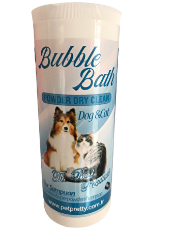 BUBBLE BATH KEDİ & KÖPEK TOZ ŞAMPUAN 150 GR