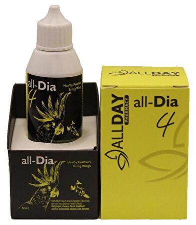 AllDay all-Dia Kuşlar İçin Demir Çinko Mineral Katkısı 50 ml