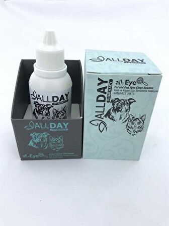 Allday All-Eye Cleaning Kedi ve Köpek Göz Temizleme Solüsyonu 50 ml