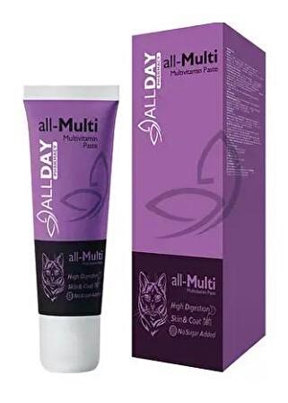 Allday All-Multi Yavru-Yetişkin Deri ve Tüy Sağlığı Destekleyici Multi Vitamin Macun 30 gr