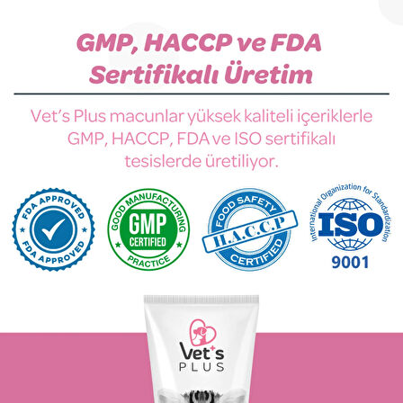 Vet's Plus Kitten Malt Macun 100gr (ANNE VE YAVRU KEDİLER IÇİN MULTİVİTAMİN)