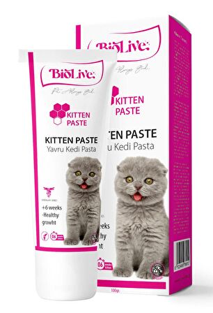 Biolive Kitten Yavru Kediler İçin Malt Vitamin Paste 100gr