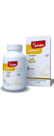 Biofeline Pet Food Supplements Calming+S Yavru-Yetişkin Sakinleştirici Tablet 75 Tablet