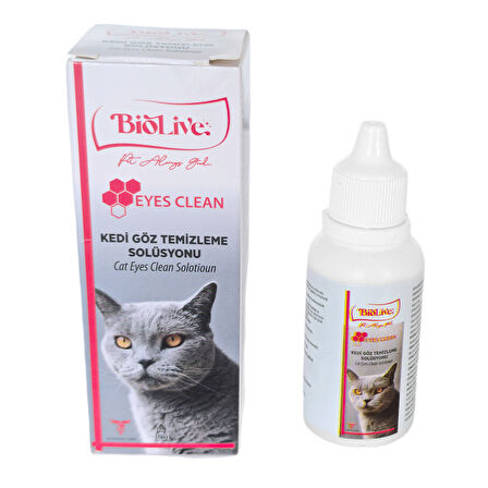 Biolive Eyes Clean Kedi Göz Temizleme Solisyonu 50ml