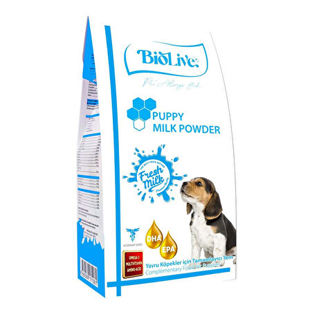 Biolive Yavru Köpekler İçin Süt Tozu 150gr