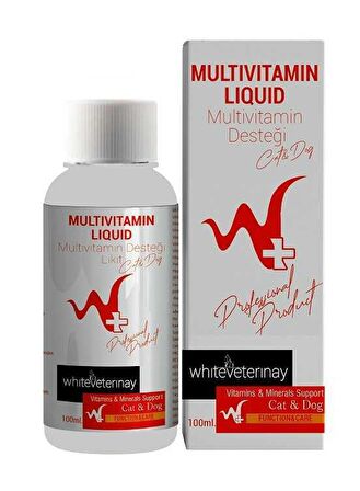 Multivitamin Liquid Cat&Dog 100 ML ( Kedi ve Köpekler için Multivitamin Desteği )