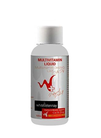 Multivitamin Liquid Cat&Dog 100 ML ( Kedi ve Köpekler için Multivitamin Desteği )