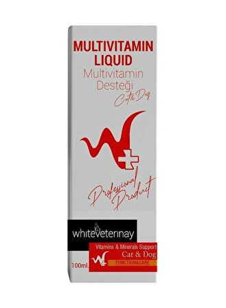 Multivitamin Liquid Cat&Dog 100 ML ( Kedi ve Köpekler için Multivitamin Desteği )