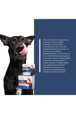Glucovital Maxi 75 Tablet Köpekler Için Kas Ve Eklem Desteği