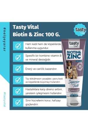 Kedi Ve Köpek Biotin Malt Paste 100 gr