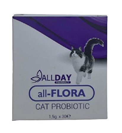 Allday Flora Cat Kedi Sindirim Sistemi Düzenleyici Probiotic 1,5gr*30