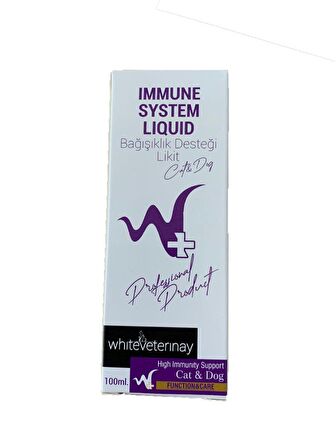 Immune System Liquid Cat&Dog 100 ML ( Kedi ve Köpekler için Bağışıklık Desteği )