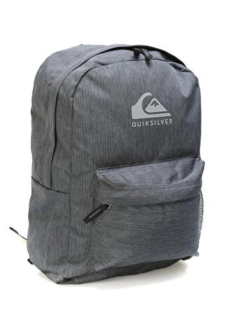 Quiksilver Back2School Backpack BYJ0 Fermuarlı Logo Baskılı Gri Unisex Sırt Çantası