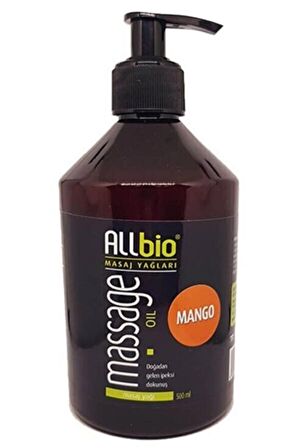 ALLBİO MASAJ YAĞI MANGO 500 ML