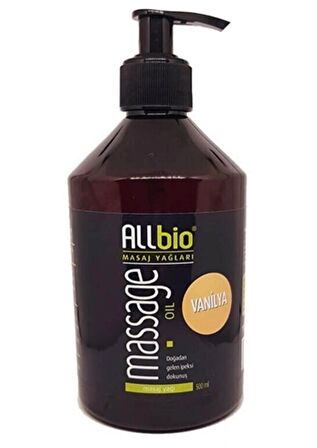 ALLBİO MASAJ YAĞI VANİLYA 500 ML