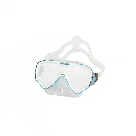 Apnea Ibiza Maske Şnorkel Set Şeffaf/Turkuaz