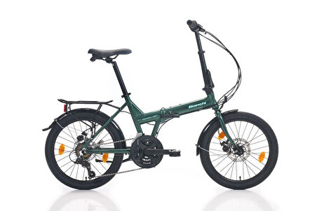 Bianchi Adhoc 21 MD Fren 21 Vites 20 Jant Katlanır Bisiklet 4T Koyu Yeşil Celeste 38 Kadro