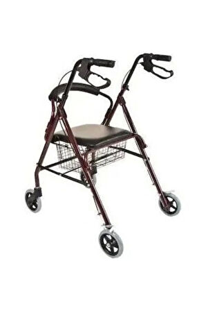 MEDİKAL Emek Sağlık Ithal Rollator - 4 Tekerli Oturmalı Rollator