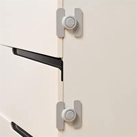 Sunup SN-28751 Düğmeli Tip Dolap Ve Çekmece Çocuk Güvenlik Kilidi