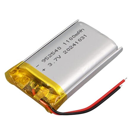 Powermaster 952540 3.7V 1100Mah Lityum Polimer (Li-Po) Batarya Ciklet Pil