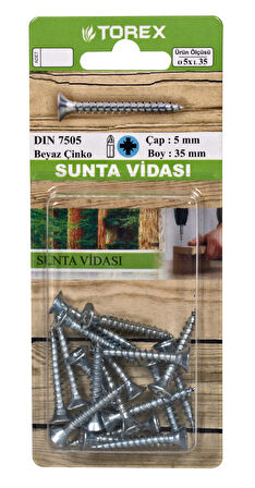 DIN 7505 5x35  Sunta Vidası