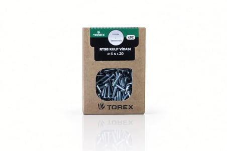 RYSB Kulp Vidası 4x20 mm 92 Adet Mobilya Dolap Çekmece Kulp Montaj Vidası