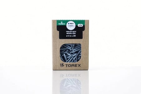 YHB Küt Uçlu Metrik Vida 4x30 mm 76 Adet Yıldız Havşa Başlı Vida