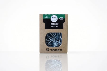 YHB Küt Uçlu Metrik Vida 4x40 mm 60 Adet Yıldız Havşa Başlı Vida