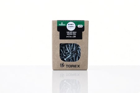 YHB Küt Uçlu Metrik Vida 5x20 mm 73 Adet Yıldız Havşa Başlı Vida