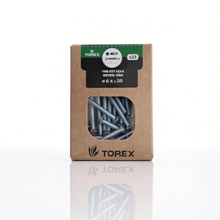 6x50 mm YHB Küt Uçlu Metrik Vida – 23 Adet