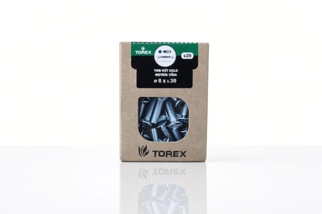 YHB Küt Uçlu Metrik Vida 8x30 mm 20 Adet Yıldız Havşa Başlı Vida