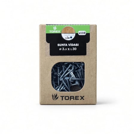 Sunta Vidası 3.5x30 mm MDF Ahşap Mobilya Montaj Vidası