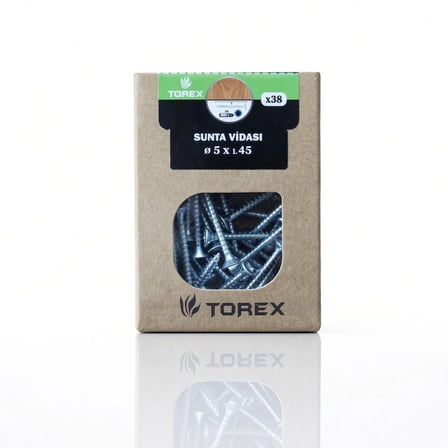 Sunta Vidası 5x45 mm – 38 Adet | Mobilya ve Ahşap Montaj Vidası