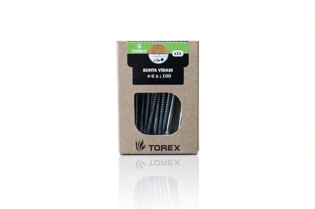 Sunta Vidası 6x100 mm – 11 Adet | Mobilya ve Ahşap Montaj Vidası
