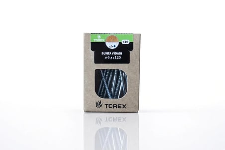 Sunta Vidası 6x120 mm – 10 Adet | Mobilya ve Ahşap Montaj Vidası