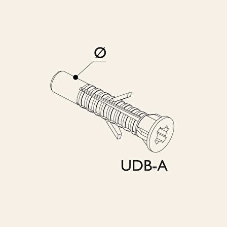 Tuğla Boşluk Dübeli 10mm (100 Adet)