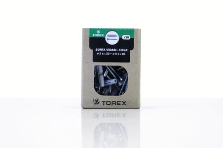 Sunta Vidası 5x50 mm + T-Rex Çok Amaçlı Dübel 8x40 mm – 50 Adet | Orta Boy El Kutusu