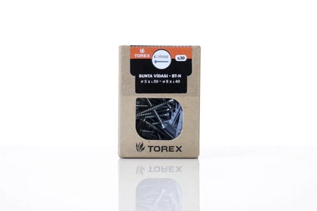 Sunta Vidası 5x50 mm + Beton Dübeli 8x40 mm – 30 Adet | Orta Boy El Kutusu