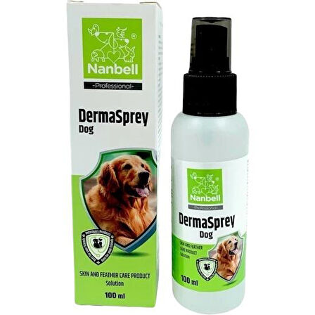 Nanbell Derma Sprey Köpek Cilt Tüy Bakım Sprey 100 Ml