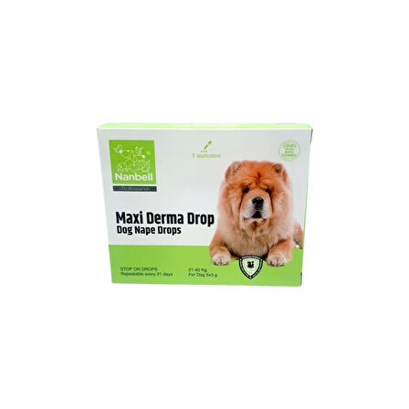 Nanbell Professional Köpek Ense Damlası 21-40Kg 3grx5adet 1 KUTU