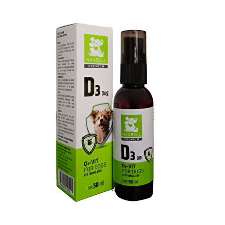 Nanbell D3 Köpek Vitamini 50Ml