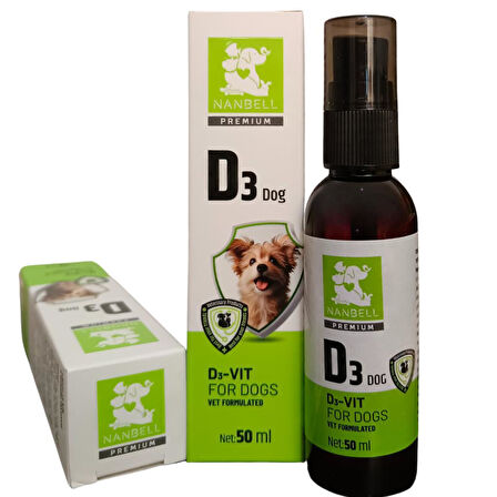 Nanbell D3 Köpek Vitamini 50Ml