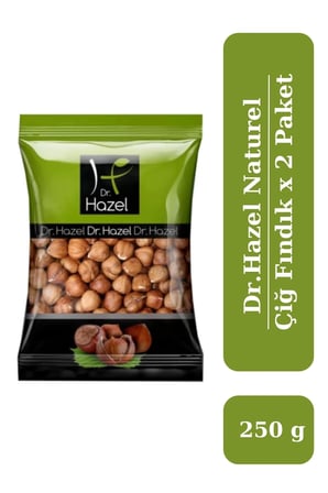 Drhazel Naturel Çiğ Fındık 250 G X 2 Paket