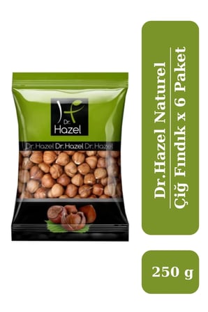 Drhazel Naturel Çiğ Fındık 250 G X 4 Paket