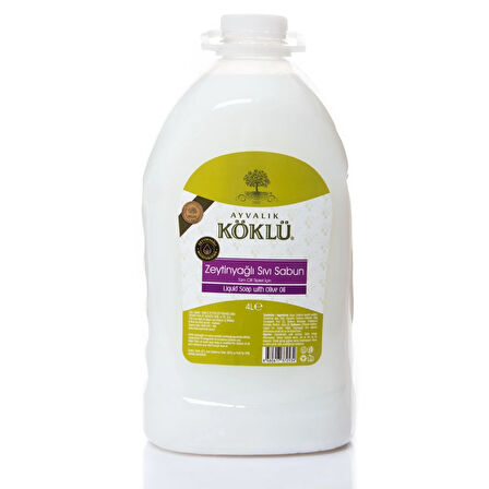 Köklü Zeytinyağlı Sıvı Sabun 4 LT