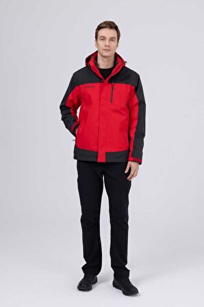 2AS ELBRUZ MAN 3 in 1 JACKET RED