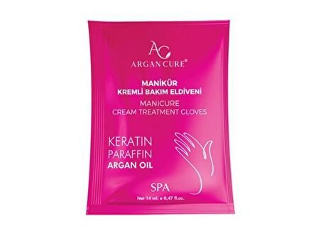 Argan Cure Manikür Bakım Eldiveni 50 Adet