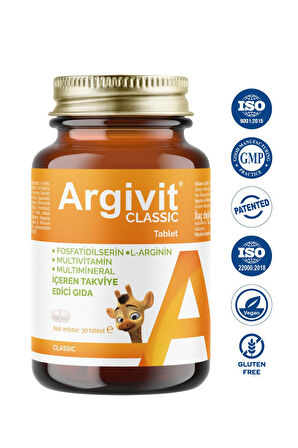 Argivit Classic 30 Tablet 2 Adet