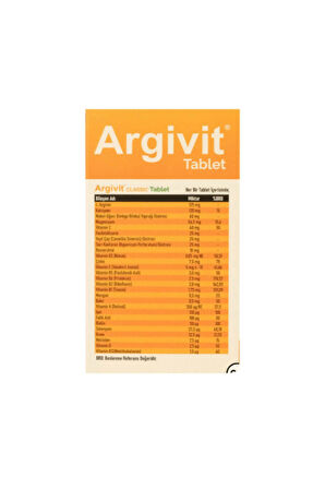 Argivit Classic 30 Tablet
