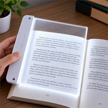 Sunup Led Işıklı Kitap Okuma Ayracı Kitap Okuma Paneli 170x145mm